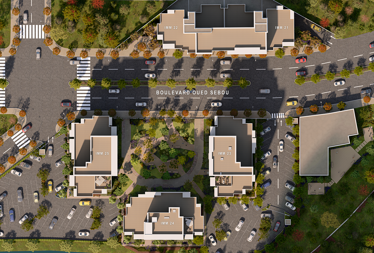 Plan de masse Residences Les Sources